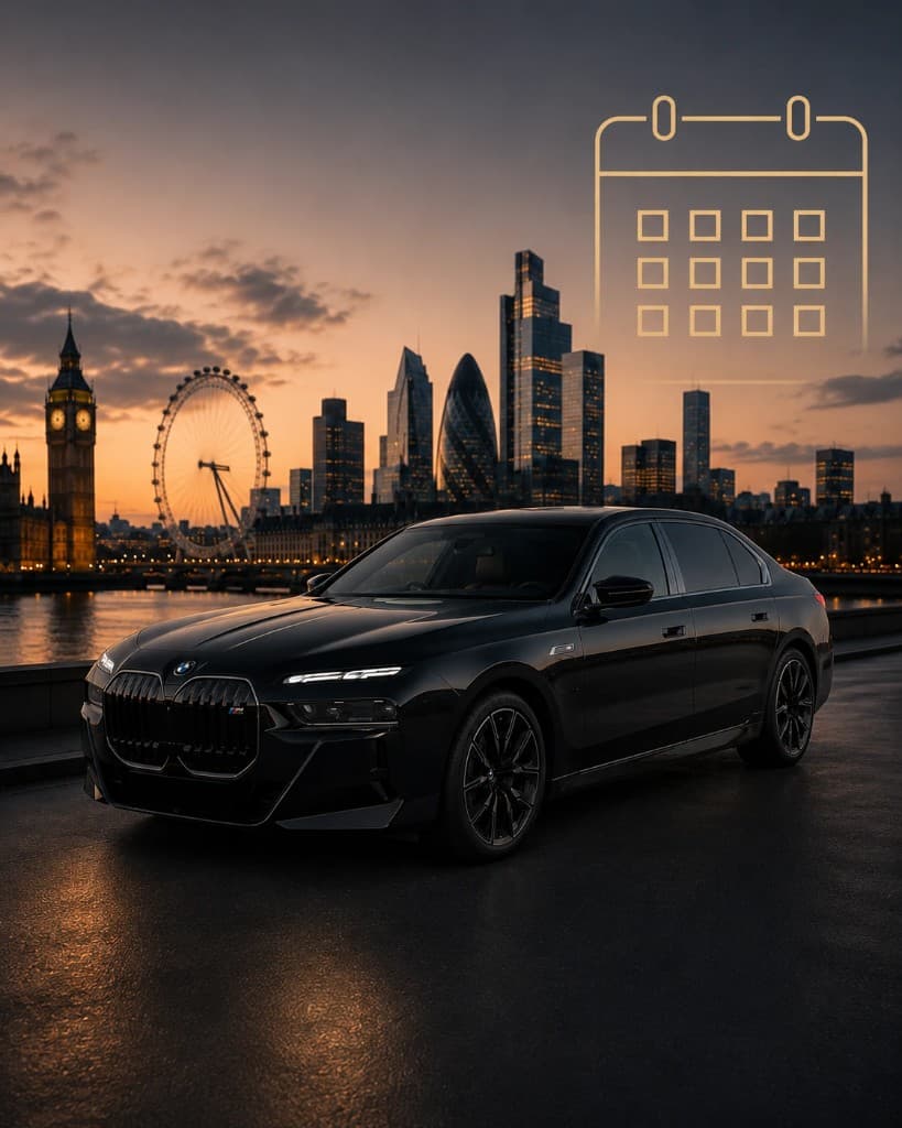 BMW 7 Series — daily chauffeur hire London
